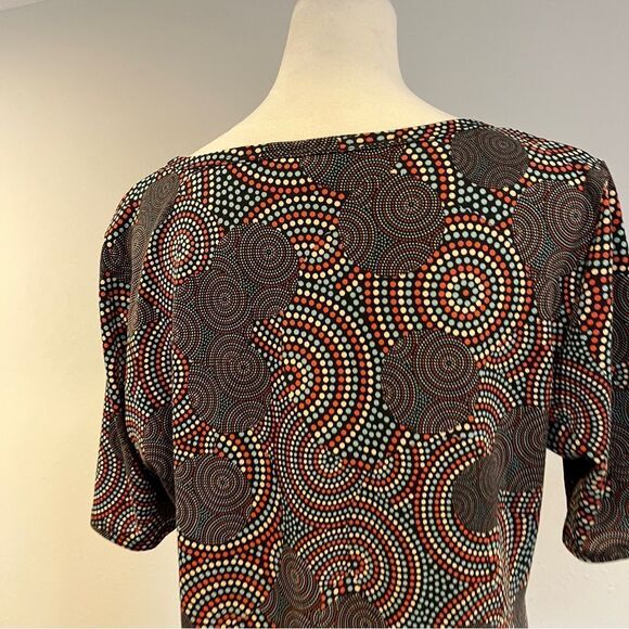 LuLaRoe short sleeve dot print casual dress - Picture 7 of 12